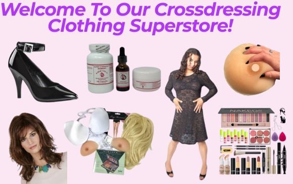 crossdressing clothing and accessories store for mtf and transwomen